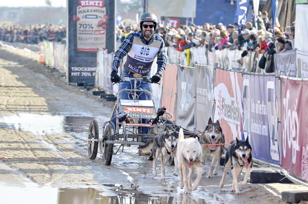 Alec Voelkel at the BALTIC LIGHTS 2026 Charity Schilttenhunderrennen in Heringsdorf on Usedom on 07 03 2026