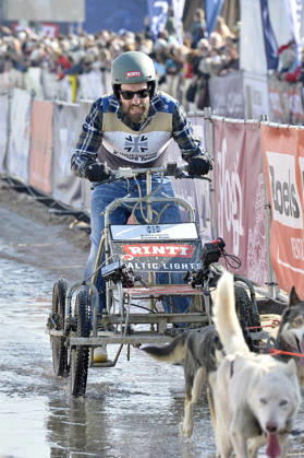 Alec Voelkel at the BALTIC LIGHTS 2026 Charity Schilttenhunderrennen in Heringsdorf on Usedom on 07 03 2026