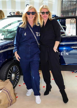 New beauty era at Strandfein Uta Raasch and Jeannine Halene present the Strandfein Beauty Signature Line Designer Uta Raasch with her business partner Jeannine Halene Agentur Rheinschurken de are making a strong statement with their newly founded brand In the photo also actress Tanja Schleiff Düsseldorf The Art of Beauty Messe NRW Germany