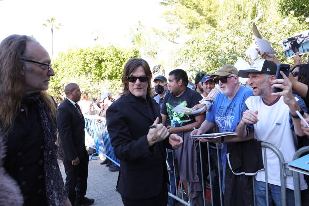Norman Reedus Signing Autographs Los Angeles CA March 8: Norman Reedus signs autographs outside The 53rd Annual Saturn Awards on March 8, 2026 Credit: AdMedia EDITORIAL USE ONLY  Copyright: xx AdMediax admphotostwo973054