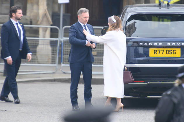 Commonwealth Day Service 2026 Arrivals at Westminster Abbey, London Christian Horner and Geri Horner (Geri Halliwell) arrives for a Commonwealth Day Service at Westminster Abbey, London, England, UK on Monday 9 March, 2026., Credit:Justin Ng Avalon UK, England, London, Westminster Abbey  Copyright: xJustinxNgx xAvalonx 1081425124
