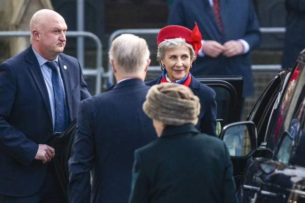 March 9, 2026, London, London, UK: LONDON, UK. The Duchess of Gloucester arrives for The Commonwealth Day Service at Westminster Abbey, which has been held since 1972 and celebrates the people and cultures of the 54 Commonwealth nations. London UK  - ZUMAl94_ 20260309_zaf_l94_020 Copyright: xStephenxChungx