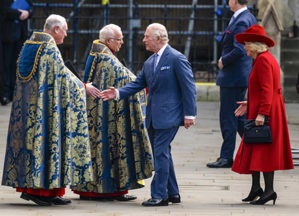 March 9, 2026, London, London, UK: LONDON, UK. King Charles and Queen Camilla arrive for The Commonwealth Day Service at Westminster Abbey, which has been held since 1972 and celebrates the people and cultures of the 54 Commonwealth nations. London UK  - ZUMAl94_ 20260309_zaf_l94_033 Copyright: xStephenxChungx