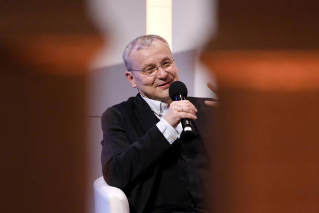 Film critic Knut Elstermann at the event Was man liebt, braucht Zeit as part of Lit Cologne 2026 in Colognes Flora Köln, 09 03 2026 NRW Germany Copyright: xChristophxHardtx
