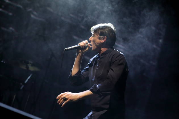 Brett Anderson from the band Suede at a concert at the Uber Eats Music Hall in Berlin, March 9, 2026 Suede concert Berlin