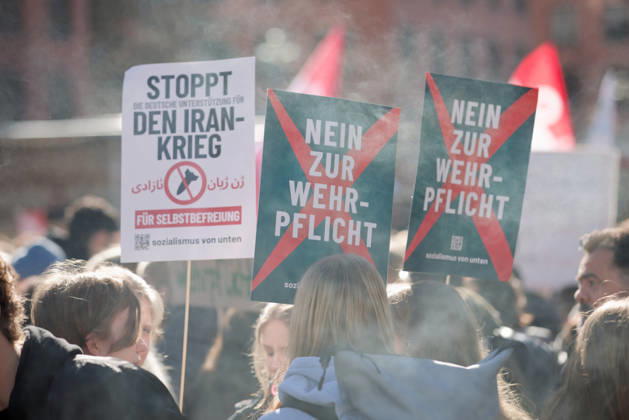 Berlin, Germany, DEU School strike against compulsory military service 05 03 2026, Berlin, Germany, DEU School strike again