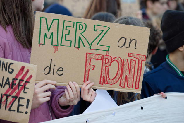 Berlin, Germany, DEU School strike against compulsory military service 05 03 2026, Berlin, Germany, DEU School strike against compulsory military ser