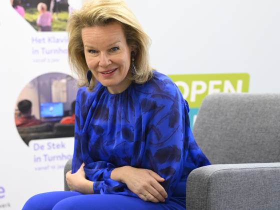 Queen Mathilde Visits Youth Care De Kering BRUSSELS, BELGIUM - MARCH 11: Queen Mathilde of Belgium pictured visiting the youth care department De Kering of non-profit Ter Loke on March 11, 2026 in Brussels, Belgium, 11 03 2026 Brussels Belgium  Copyright: xPhilipxReynaersx