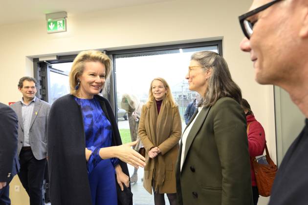 Queen Mathilde Visits Youth Care De Kering BRUSSELS, BELGIUM - MARCH 11: Queen Mathilde of Belgium pictured visiting the youth care department De Kering of non-profit Ter Loke on March 11, 2026 in Brussels, Belgium, 11 03 2026 Brussels Belgium  Copyright: xPhilipxReynaersx