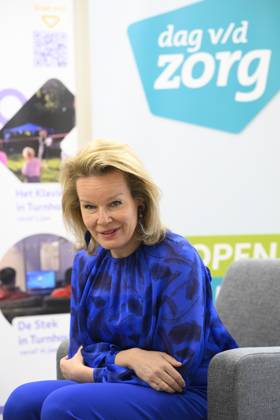 Queen Mathilde Visits Youth Care De Kering BRUSSELS, BELGIUM - MARCH 11: Queen Mathilde of Belgium pictured visiting the youth care department De Kering of non-profit Ter Loke on March 11, 2026 in Brussels, Belgium, 11 03 2026 Brussels Belgium  Copyright: xPhilipxReynaersx