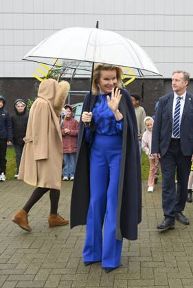 Queen Mathilde Visits Youth Care De Kering BRUSSELS, BELGIUM - MARCH 11: Queen Mathilde of Belgium pictured visiting the youth care department De Kering of non-profit Ter Loke on March 11, 2026 in Brussels, Belgium, 11 03 2026 Brussels Belgium  Copyright: xPhilipxReynaersx
