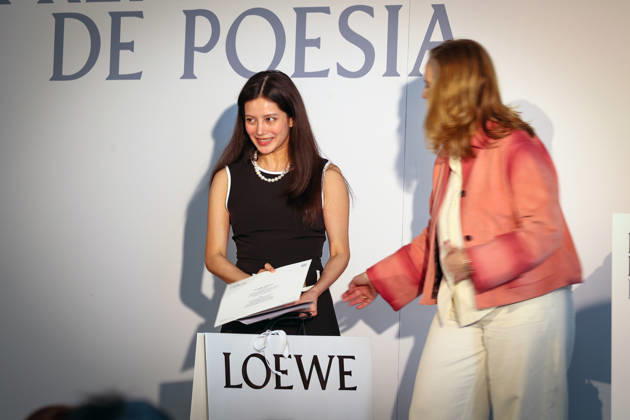 Hugo Mujica and Leonor Pataki collect the XXXVIII Loewe Poetry Prize The poet Leonor Pataki during the presentation of the XXXVIII Loewe Poetry Prize, on March 11, 2026, in Madrid Spain FAMOSOSOS POETRY Ángel Díaz Brin Madrid Madrid Madrid Spain  Copyright: xÃngelxDiazxBrinasx 7358323