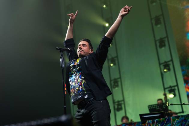 Music Concert - FRANCESCO GABBANI - LIVE TOUR 2026 Francesco Gabbani during FRANCESCO GABBANI - LIVE TOUR 2026, Music Concert in Naples, Italy, March 11 2026 Naples Palapartenope Italy Copyright: xAlfonsoxMariaxSalsanox xLiveMediax LPM_2337853