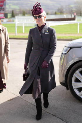 Ladies Day at Cheltenham Festival Zara Tindall attends Ladies Day at Cheltenham Festival, Cheltenham Racecourse, Cheltenham, Gloucestershire, UK, on the 11th March 2026 Picture by James Whatling Cheltenham Cheltenham Racecourse Gloucestershire United Kingdom  WHA-0810