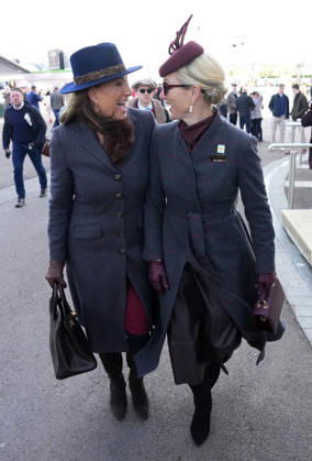 Ladies Day at Cheltenham Festival Carole Middleton and Zara Tindall attend Ladies Day at Cheltenham Festival, Cheltenham Racecourse, Cheltenham, Gloucestershire, UK, on the 11th March 2026 Picture by James Whatling Cheltenham Cheltenham Racecourse Gloucestershire United Kingdom  WHA-0810