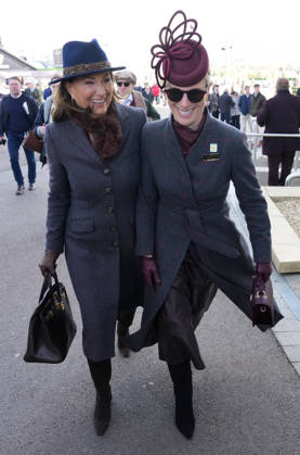 Ladies Day at Cheltenham Festival Carole Middleton and Zara Tindall attend Ladies Day at Cheltenham Festival, Cheltenham Racecourse, Cheltenham, Gloucestershire, UK, on the 11th March 2026 Picture by James Whatling Cheltenham Cheltenham Racecourse Gloucestershire United Kingdom  WHA-0810