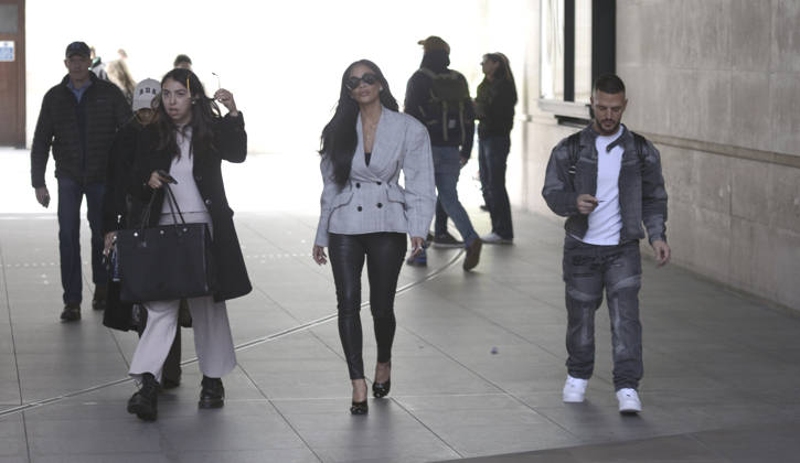 March 11, 2026, London, United Kingdom: Nicole Scherzinger of Pussycat dolls, spotted leaving bbc tv center after pre recording a secret interview to be broadcast tomorrow. London United Kingdom  - ZUMAs197 20260311_aaa_s197_568 Copyright: xPerryxSmyliex
