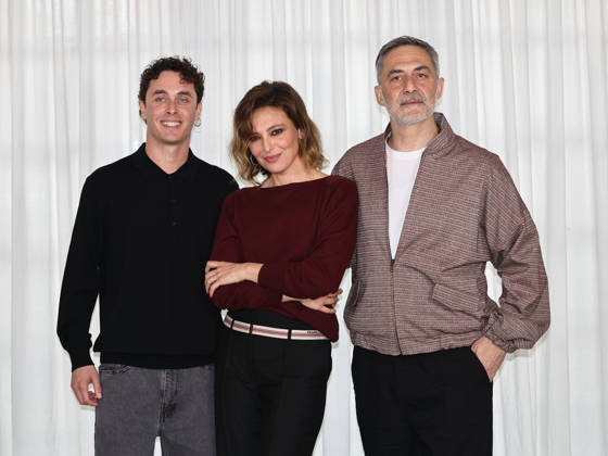Rome, Soho House, photocall for the film The Eyes of Others. Pictured: Matteo Olivetti, Jasmine Trinca, Filippo Timi  Copyright: xMarcoxProvvisionatox xipa-agency.netx xDxAvanzo Provvisionatox IPA_Agency_IPA72757258