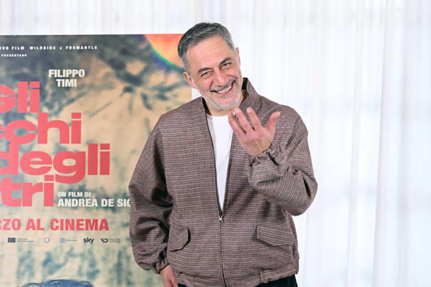 March 12, 2026, Rome, Rome, Italy: Presentation of the film The Eyes of Others. Pictured: Filippo Timi , Rome, March 12th 2026 Rome Italy  - ZUMAa289 20260312_zia_a289_040 Copyright: xMariaxLauraxAntonellix