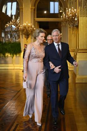 Spring Concert Belgian Royals12 03 2026 BRUSSELS, BELGIUM - Their Majesties the King and Queen and Prince Laurent of Belgium pictured arriving a spring Concert putting the spotlight on the theme of innovation by inviting guests who contribute to the advancement of society through their creativity, precision and dedication on March 12, 2026 in Brussels, Belgium, 12 03 2026 Brussels Belgium  Copyright: xPhilipxReynaersx