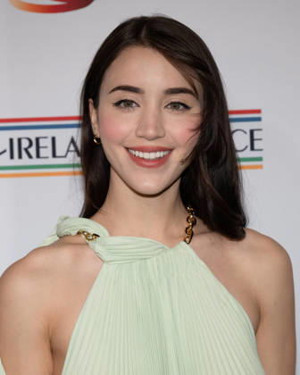 March 12, 2026, Los Angeles, California, USA: American actress CAYLEE COWAN, 27, attends the 20th Annual Oscar Wilde Awards green carpet. Los Angeles USA - ZUMAb173 20260312_aap_b173_011 Copyright: xBillyxBennightx