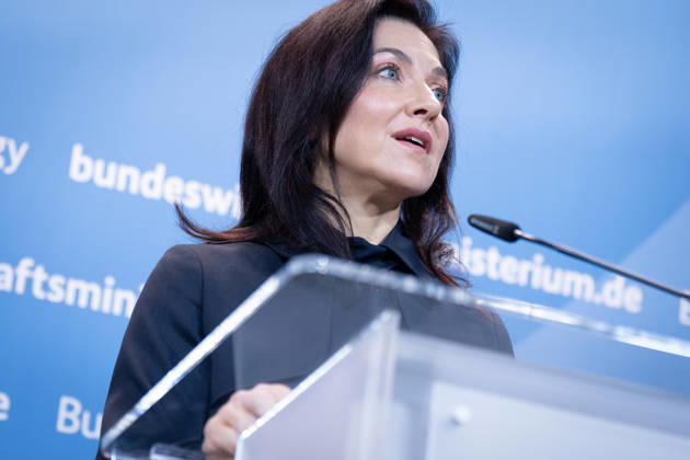 Katherina Reiche, Federal Minister for Economic Affairs and Energy, BMWE Top-level meeting Bündnis Zukunft, Katherina Reiche, Federal Minister for Economic Affairs and Energy, BMWE, Berlin, Press statement Berlin Berlin GER