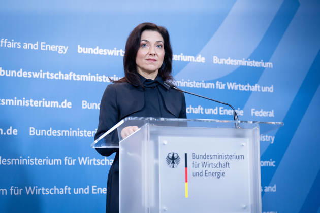 Katherina Reiche, Federal Minister for Economic Affairs and Energy, BMWE Top-level meeting Bündnis Zukunft, Katherina Reiche, Federal Minister for Economic Affairs and Energy, BMWE, Berlin, Press statement Berlin Berlin GER