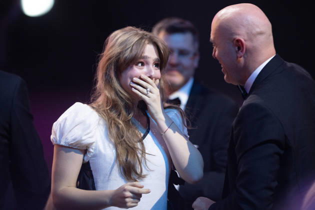 Czech Film and Television Academy (CFTA) presents Czech Lion annual film awards at the 33rd annual ceremony in Congress Centre Prague, on March 14, 2026. The award for Best Actress in a Leading Role went to Katerina Falbrova for her film The Broken Voices. (CTKxPhoto OndrejxDeml) CTKPhotoP2026031406887  CTKPhotoP2026031406887