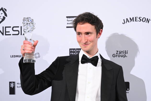 Czech Film and Television Academy (CFTA) presents Czech Lion annual film awards at the 33rd annual ceremony in Congress Centre Prague, on March 14, 2026. The award for Best Actor in a Leading Role went to Idan Weiss for Franz. (CTKxPhoto MichalxKamaryt) CTKPhotoP2026031406962  CTKPhotoP2026031406962