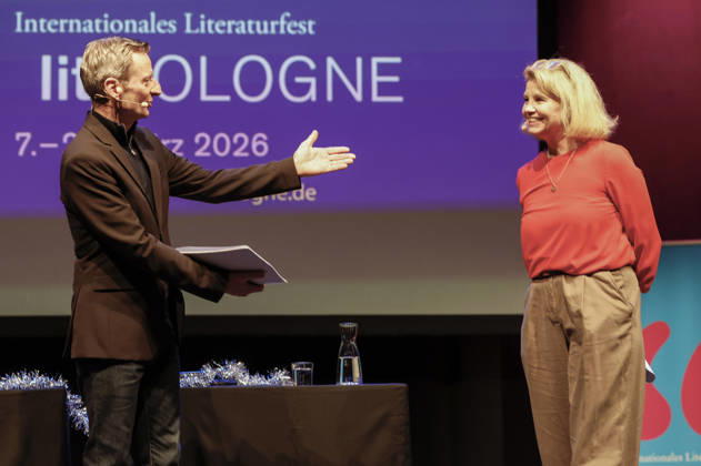 Michael Kessler and Annette Frier at the lit Cologne 2026 event Ohne uns geht nix Remix 7 rettet die Demokratie mit Annette Frier und Michael Kessler in der Stadthalle Köln Cologne, 14 03 2026 Foto:xR.xSchmiegeltx xFuturexImagex remix_6319