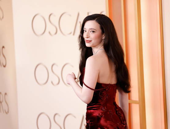Mikey Madison attends the 98th Oscars on the red carpet for the 98th annual Academy Awards in the Hollywood section of Los Angeles on Sunday, March 15, 2026. Conan O Brien will host the Oscars for the second consecutive year.  LAP20260315654 JOHNxANGELILLO