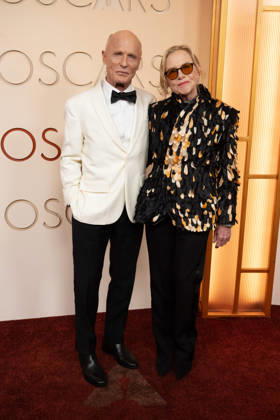 Ed Harris and Amy Madigan arrive on the red carpet of the 98th OscarsÂ® at the DolbyÂ® Theatre at Ovation Hollywood on Sunday, March 15, 2026. Los Angeles CA USA  35008554PLX