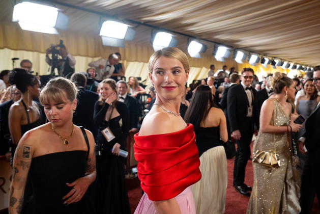 98th Oscars, Academy Awards Jesse Buckley arrives on the red carpet of the 98th Oscars at the Dolby Theatre at Ovation Hollywood on Sunday, March 15, 2026., Credit:Wally Skalij The Academy Avalon United States of America, CA, Hollywood, Dolby Theater  Copyright: xWallyxSkalijx xThexAcademyx xAvalonx 1083329854
