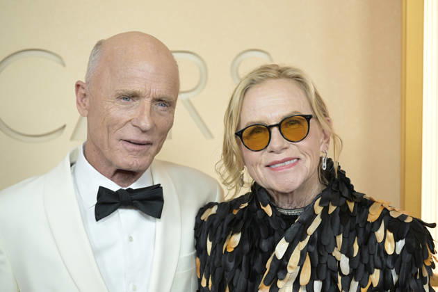 HOLLYWOOD, CA - MARCH 15: Ed Harris and Amy Madigan at the 98th Oscars at Dolby Theatre on March 15, 2026 in Hollywood, California. Copyright: xMediaPunchx