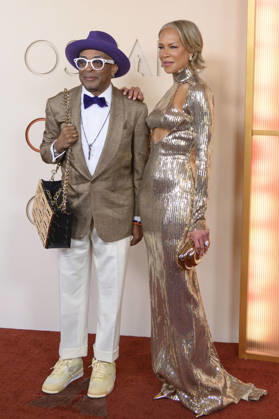 March 15, 2026, Hollywood, California, USA: (L-R) SPIKE LEE and TONYA LEWIS LEE walk the red carpet of the 98th Annual Academy Awards on Sunday March 15, 2026 at the Dolby Theater in Hollywood, California. Hollywood USA  - ZUMAp124 20260315_zaa_p124_131 Copyright: xMarkxHammondx