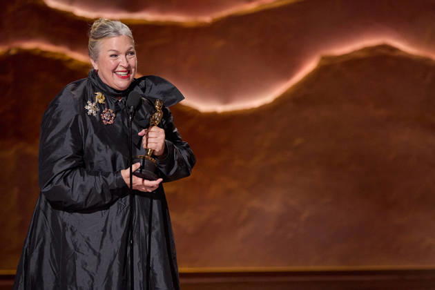 98th Oscars, Academy Awards Kate Hawley accepts the Oscar for Costume Design during the 98th Oscars at the Dolby Theatre at Ovation Hollywood on Sunday, March 15, 2026., Credit:Trae Patton The Academy Avalon United States of America, CA, Hollywood, Dolby Theater  Copyright: xTraexPattonx xThexAcademyx xAvalonx 1083370345