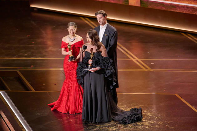 98th Oscars, Academy Awards Maggie Kang, Michelle Wong and Chris Appelhans accept the Oscar for Animated Feature Film during the 98th Oscars at the Dolby Theatre at Ovation Hollywood on Sunday, March 15, 2026., Credit:Wally Skalij The Academy Avalon United States of America, CA, Hollywood, Dolby Theater  Copyright: xWallyxSkalijx xThexAcademyx xAvalonx 1083369178