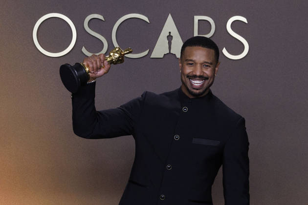 March 15, 2026, Hollywood, California, USA: Michael B. Jordan in the press room of the 98th Annual Academy Awards on Sunday March 15, 2026 at the Dolby Theater in Hollywood, California. BURT HARRIS BNS PI Hollywood USA - ZUMAp124 20260315_zaa_p124_373 Copyright: xBurtxHarrisx
