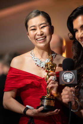 March 15, 2026, Hollywood, California, USA: Maggie Kang backstage during the live 98th Oscars at the Dolby Theatre at Ovation Hollywood in Los Angeles. Hollywood USA  - ZUMAz03_ 20260315_zah_z03_124 Copyright: xMichaelxBakerx
