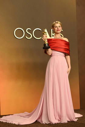 HOLLYWOOD, CA - MARCH 15: Jessie Buckley in the press room at the 98th Oscars at Dolby Theatre on March 15, 2026 in Hollywood, California. Copyright: xMediaPunchx