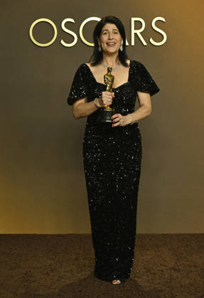 HOLLYWOOD, CA - MARCH 15: Cassandra Kulukundis in the press room at the 98th Oscars at Dolby Theatre on March 15, 2026 in Hollywood, California. Copyright: xMediaPunchx