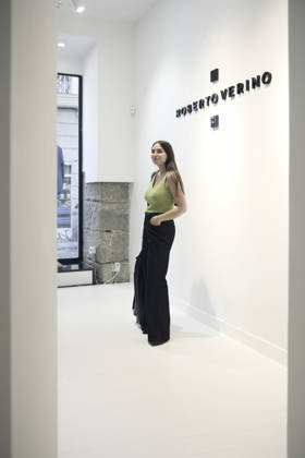 Roberto Verino presents his new collection at OMODA Madrid es Moda Static presentation of the spring summer 2026 collection by designer Roberto Verino, at the Monbull Corner, on March 16, 2026, in Madrid Spain Designer Roberto Verino presented his new spring summer 2026 collection at OMODA Madrid es Moda 16 MARCH 2026 MODA MADRID FASHION WEEK MFW ROBERTO VERINO MADRID ES MODA Jesús Hellí Madrid Madrid Espana  Copyright: xJesusxHellinx 7371882