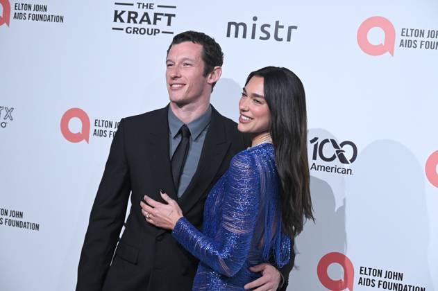 Dua Lipa, Callum Turner at arrivals for 34th Annual Elton John AIDS Foundation Academy Awards Viewing Party, West Hollywood Park, Los Angeles, CA, March 15, 2026. Photo By: Michael Mattes Everett Collection 34th Annual Elton John AIDS Foundation Academy Awards Viewing Party PUBLICATIONXNOTxINxCANxCHNxFRAxITAxJPNxNORxPOLxRUSxESPxUKxUSA
