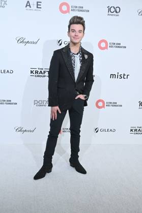 Chris Colfer at arrivals for 34th Annual Elton John AIDS Foundation Academy Awards Viewing Party, West Hollywood Park, Los Angeles, CA, March 15, 2026. Photo By: Michael Mattes Everett Collection 34th Annual Elton John AIDS Foundation Academy Awards Viewing Party PUBLICATIONXNOTxINxCANxCHNxFRAxITAxJPNxNORxPOLxRUSxESPxUKxUSA