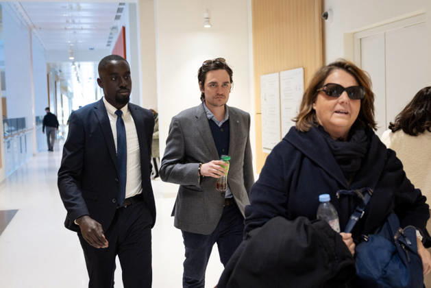 Trial of Alain Delon s children - Paris AJ Alain-Fabien Delon pictured during trial of Famous French actor Alain Delon s sons sued for defamation by their sister Anouchka Delon at the Tribunal de Paris courthouse in Paris, France on March 17 2026. Photo by Alexis Jumeau ABACAPRESS.COM Paris France Copyright: xJumeauxAlexis ABACAx