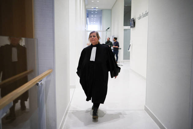 Trial of Alain Delon s Children - Paris Lawyer of Alain Delon’s daughter Anouchka Delon Celine Lasek during trial of Famous French actor Alain Delon s sons sued for defamation by their sister Anouchka Delon at the Tribunal de Paris courthouse in Paris, France on March 17, 2026. Photo by Raphael Lafargue ABACAPRESS.COM Paris France  Copyright: xLafarguexRaphael ABACAx
