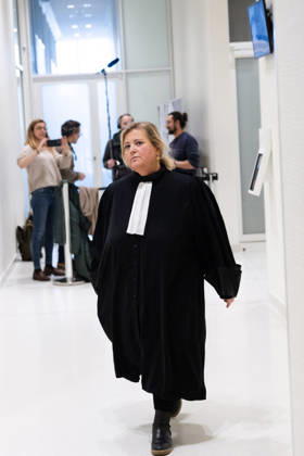 Trial of Alain Delon s children - Paris A Lawyer of Alain Delon’s daughter Anouchka Delon Celine Lasek during trial of Famous French actor Alain Delon s sons sued for defamation by their sister Anouchka Delon at the Tribunal de Paris courthouse in Paris, France on March 17, 2026. Photo by Alexis Jumeau ABACAPRESS.COM Paris France  Copyright: xJumeauxAlexis ABACAx