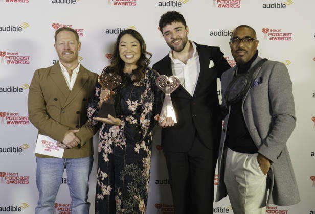 March 16, 2026: Austin, Texas. 2026 IHeartPodcast Awards, winners pose with their awards. Jody Tovay - Wisecrack , Best Crime. - ZUMAda1_ 20260316_zap_da1_074 Copyright: xSandraxDahdahx
