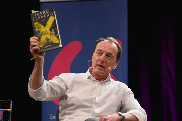 Austrian author Marc Elsberg reads and speaks at Lit Cologne, the international literature festival