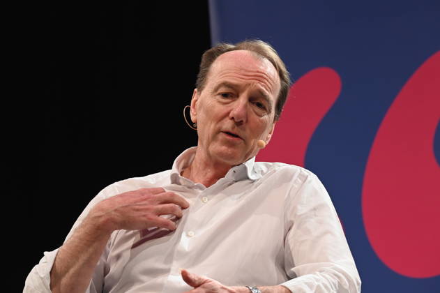 Austrian author Marc Elsberg reads and speaks at Lit Cologne, the international literature festival